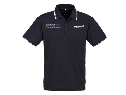 CAMBRIDGE MENS POLO  - NAVY-WHITE-WHITE