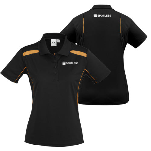 United Polo Ladies - Black-Orange