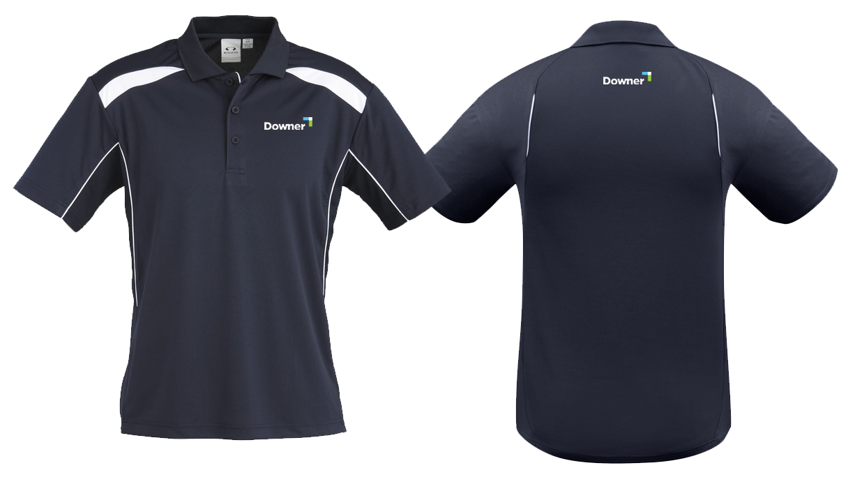 UNITED POLO MENS - Navy/White