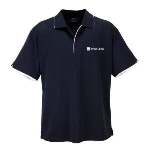 Elite Mens Polo - NAVY-WHITE