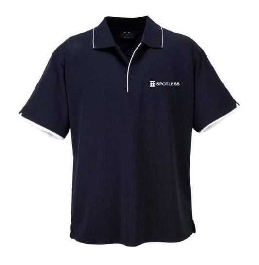Elite Mens Polo - NAVY-WHITE