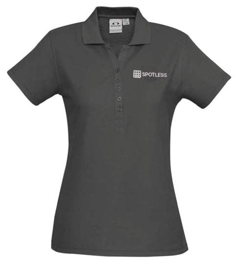 Crew Ladies Polo        - CHARCOAL