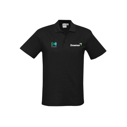 Crew Mens Polo          - BLACK
