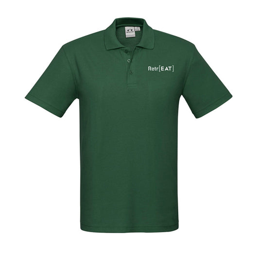 Men's Crew Short Sleeve Polo - FOREST