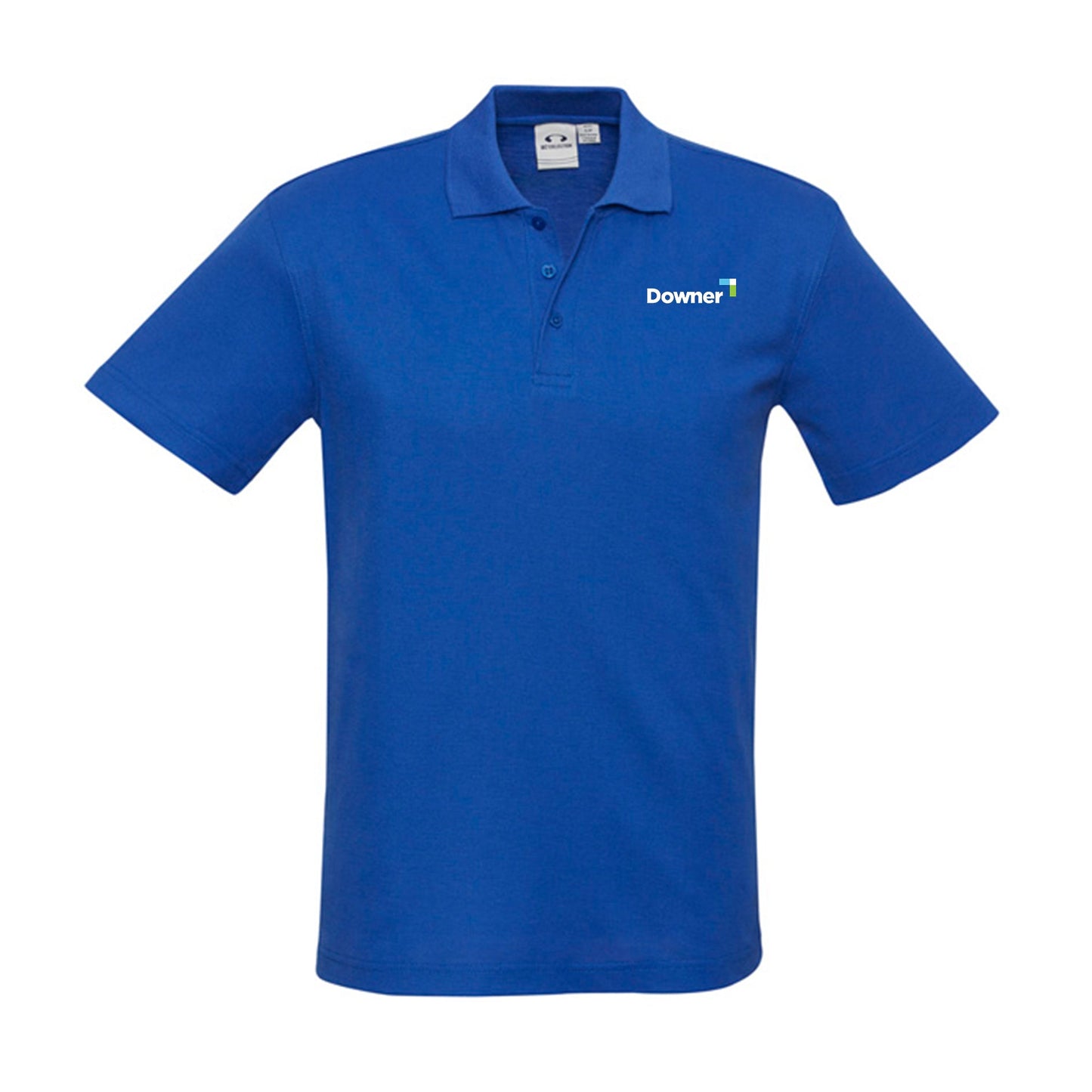 Mens Crew Short Sleeve Polo - ROYAL