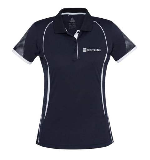 Razor Ladies Polo              - NAVY-WHITE