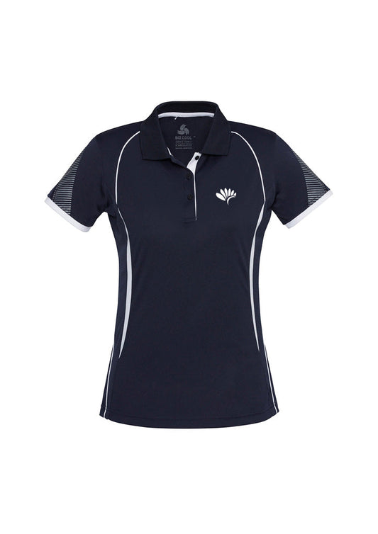 Razor Ladies Polo              - NAVY-WHITE