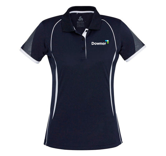 Razor Ladies Polo              - NAVY-WHITE