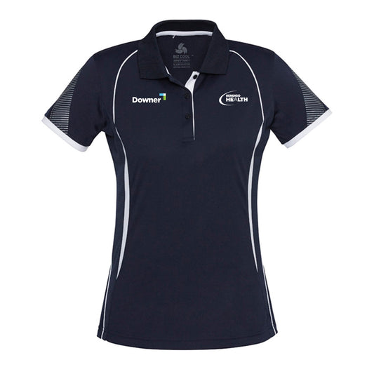 Razor Ladies Polo       - NAVY-WHITE