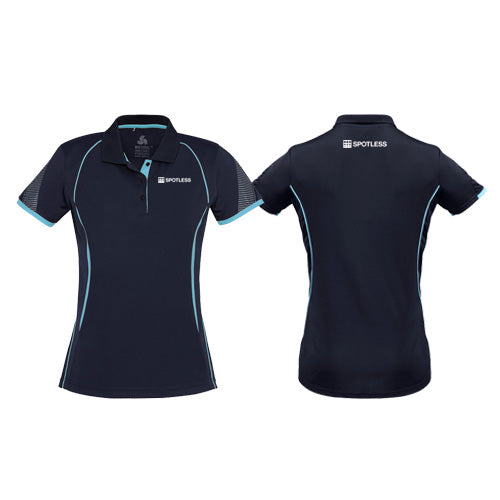 Razor Ladies Polo - Navy-Sky