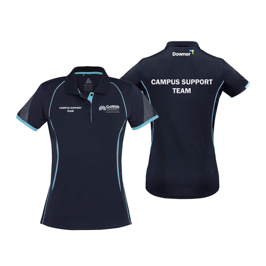 Razor Ladies Polo              - Navy-Sky