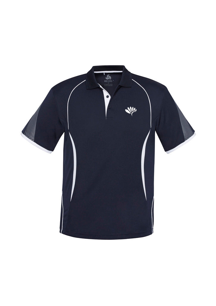Razor Mens Polo                - NAVY-WHITE