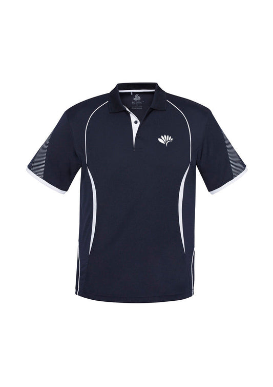 Razor Mens Polo                - NAVY-WHITE