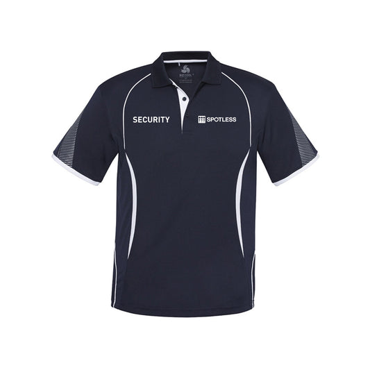 Razor Mens Polo                - NAVY/WHITE