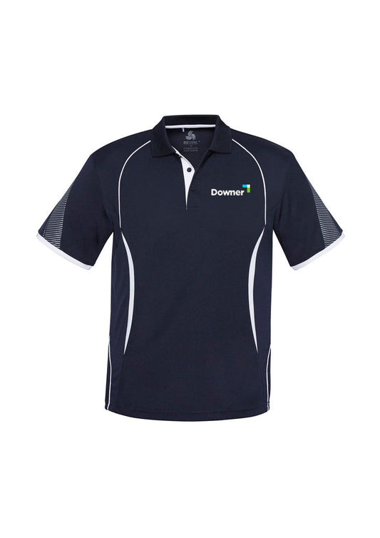 Razor Mens Polo   - NAVY-WHITE