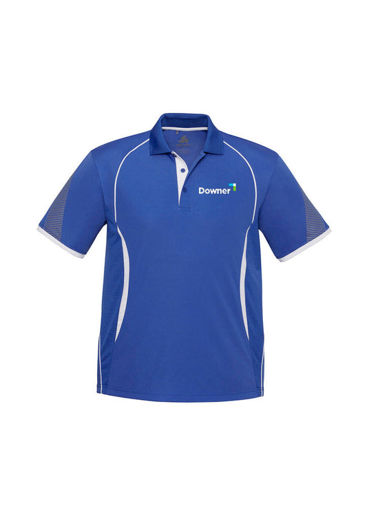 Razor Mens Polo         - Royal-White