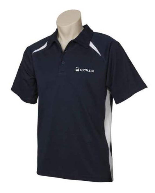 Splice Mens Polo - NAVY-WHITE