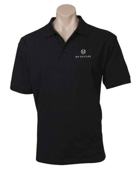 Oceana Mens Polo - BLACK
