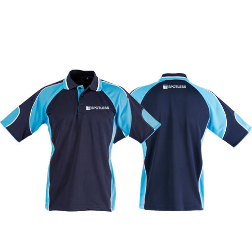 Alliance Mens S-S Polo             - Navy-Sky