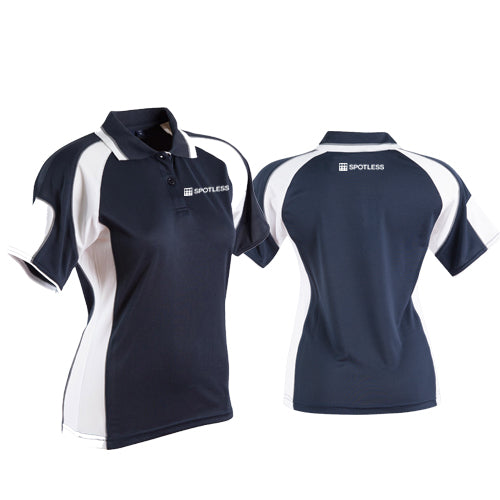 Alliance Ladies S-S Polo    - NAVY-WHITE