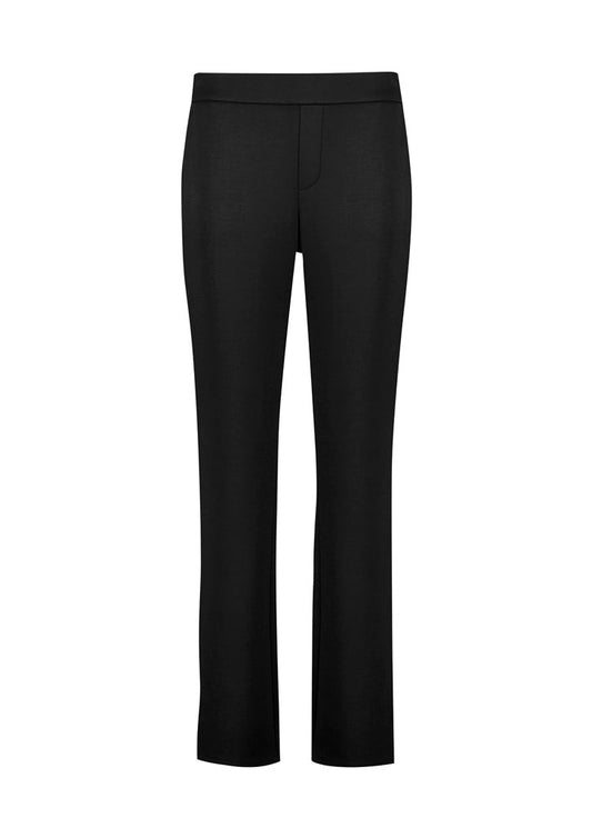 Womens Scuba Ponte Mid-rise Pull-on Pant - BLACK