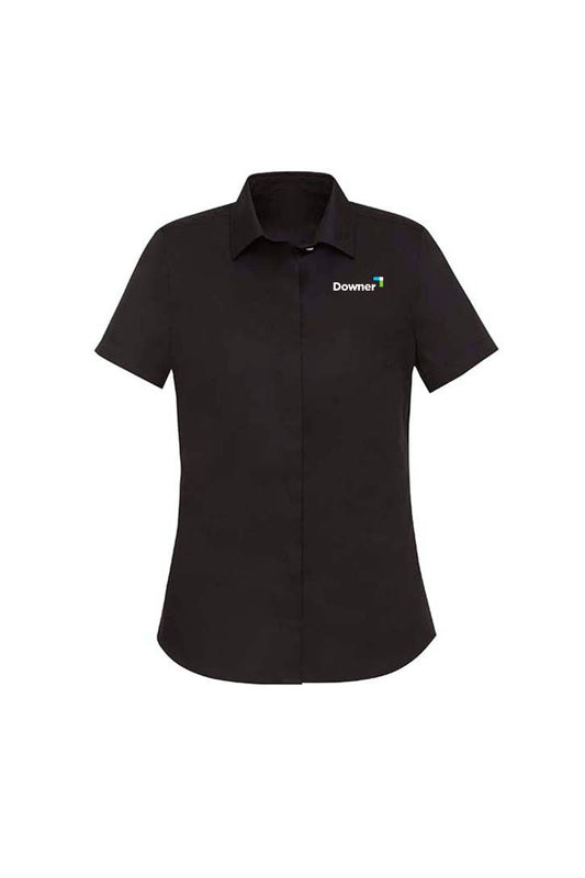 Womens Charlie Short Sleeve Shirt - BLACK