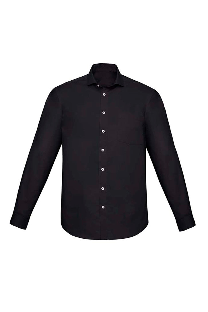 CHARLIE M ClassicFit L-S Shirt - BLACK