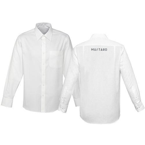 Mens Luxe Shirt  - WHITE