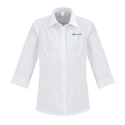 Women's Regent 3/4 Sleeve Shirt - WHITE