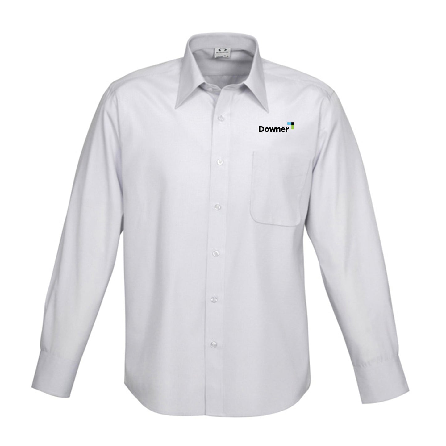 Mens Ambassador Long Sleeve Shirt - SILVER GREY
