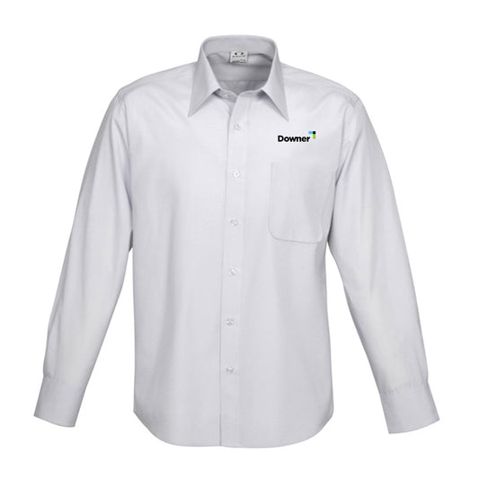 Mens Ambassador Long Sleeve Shirt - SILVER GREY