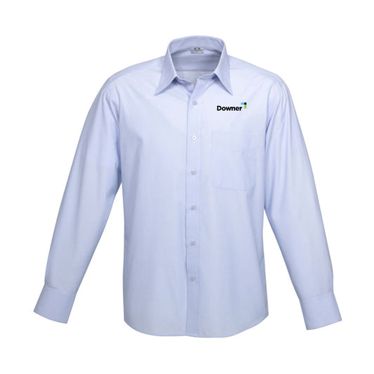 Mens Ambassador Long Sleeve Shirt - BLUE