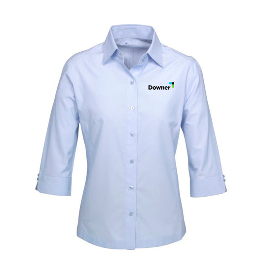 Ladies 3-4 Ambassador Shirt - BLUE