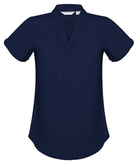 Madison S-S Blouse      - Midnight Blue