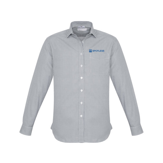 Men's Ellison Long Sleeve Shirt - SILVER