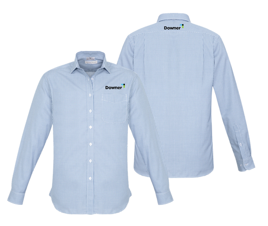 ELLISON MENS L-S SHIRT - BLUE