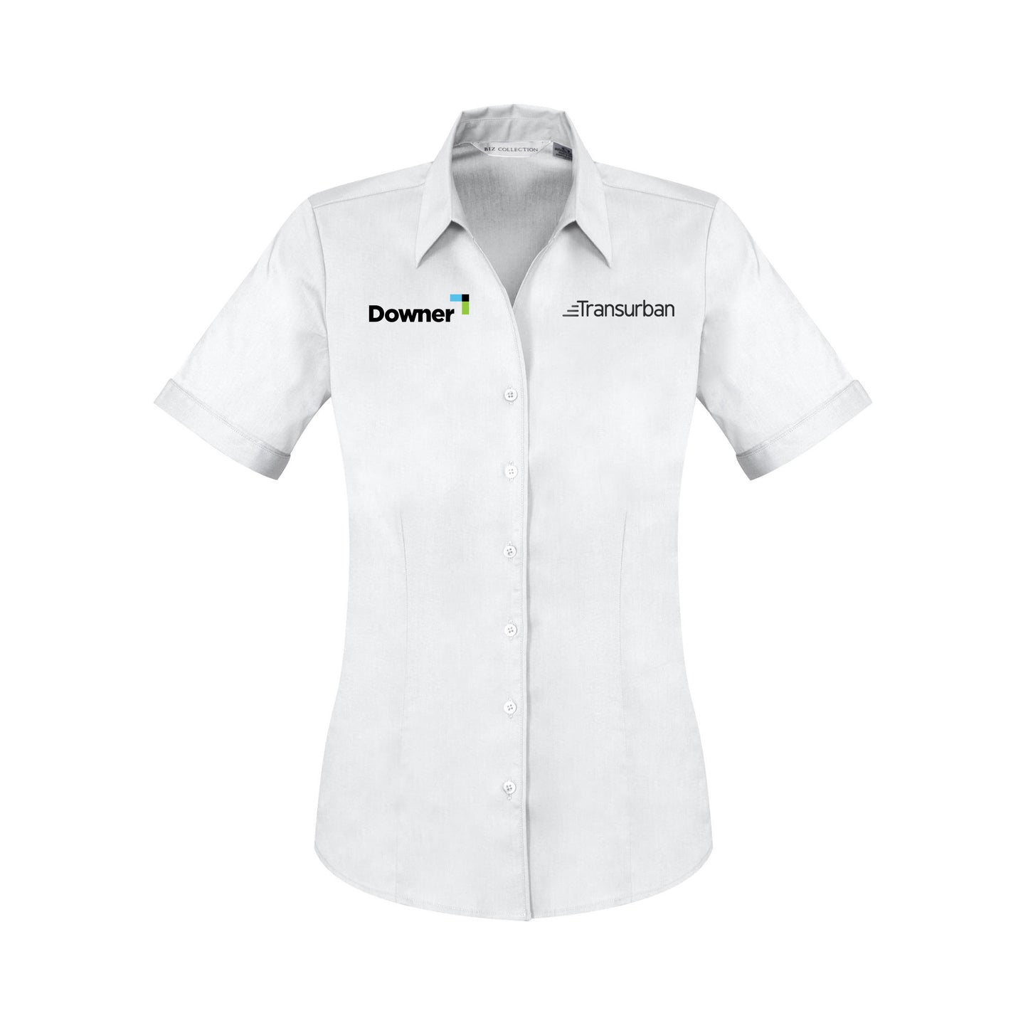 Womens Monaco Short Sleeve Shirt - WHITE
