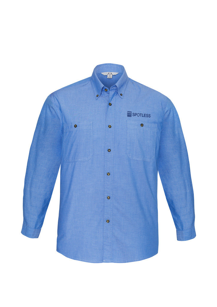 Chambray LS Mens Shirt - Chambray