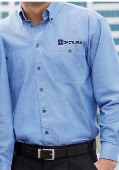 Chambray LS Mens Shirt - Chambray