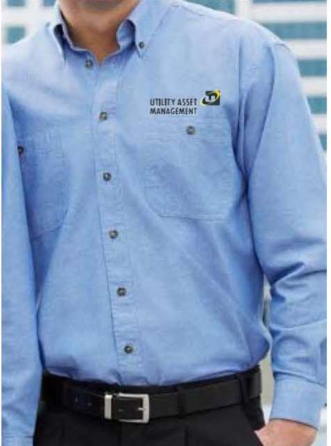 Chambray LS Mens Shirt - Chambray