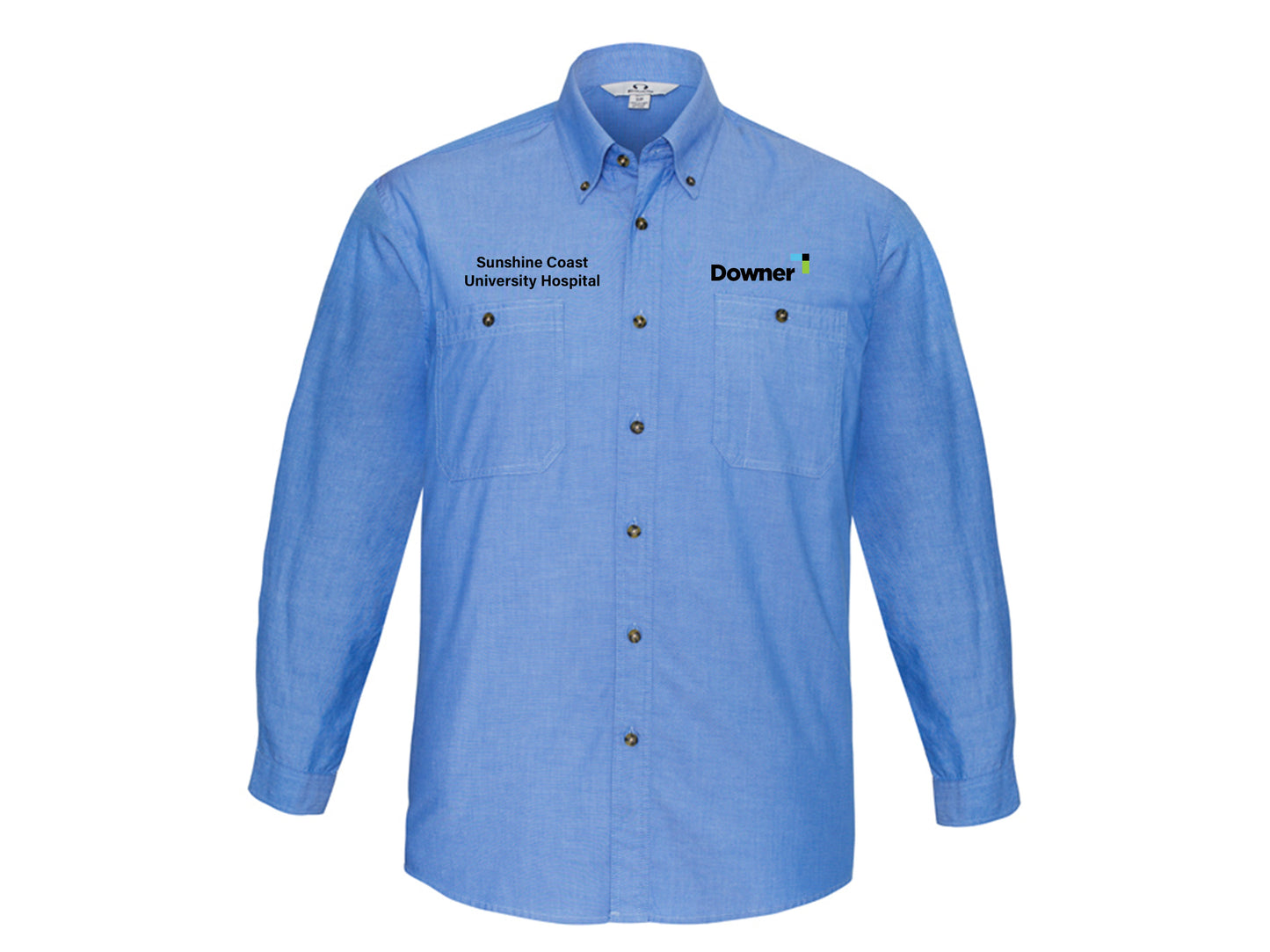 Chambray LS Mens Shirt - Chambray