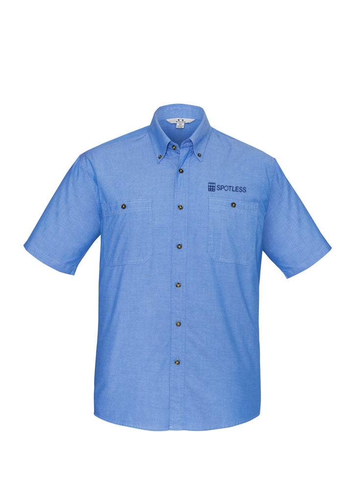 Chambray SS Mens Shirt - Chambray