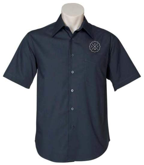 Metro Mens SS Shirt - Charcoal