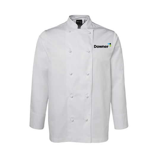 Chefs Jacket L-S - WHITE