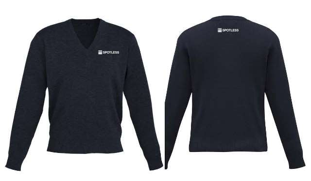 Woolmix Mens Pullover - Navy
