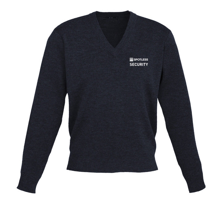 MENS WOOLMIX PULLOVER - NAVY