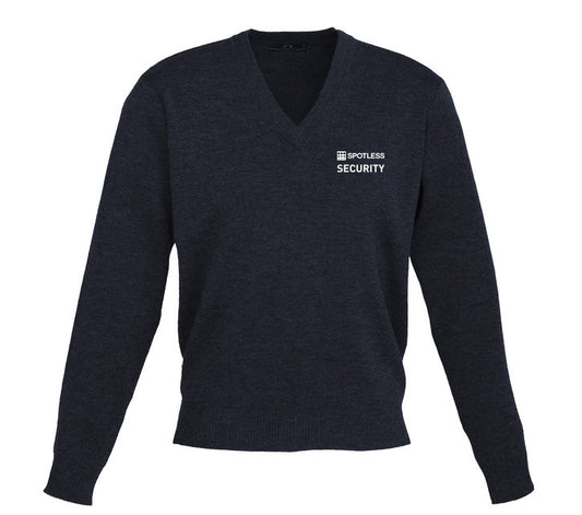 MENS WOOLMIX PULLOVER - NAVY
