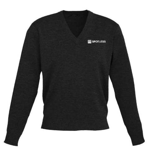 Woolmix Mens Pullover - Black