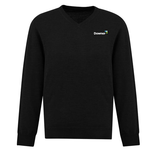 Mens Roma Knit Pullover - BLACK
