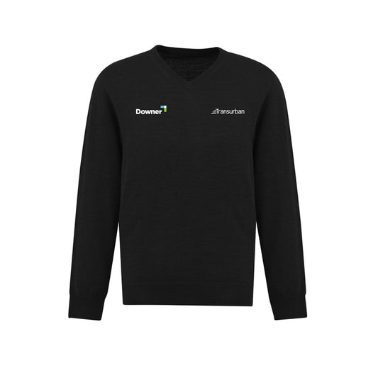 Mens Roma Knit Pullover - BLACK